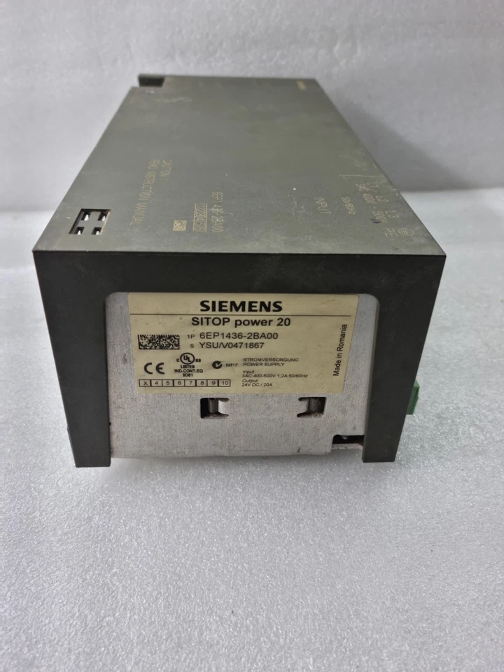 SIEMENS SITOP POWER20 6EP 1436-2BA00 POWER SUPPLY MADE-ROMANIA